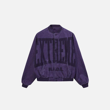 Y2k Washed Denim Jacket