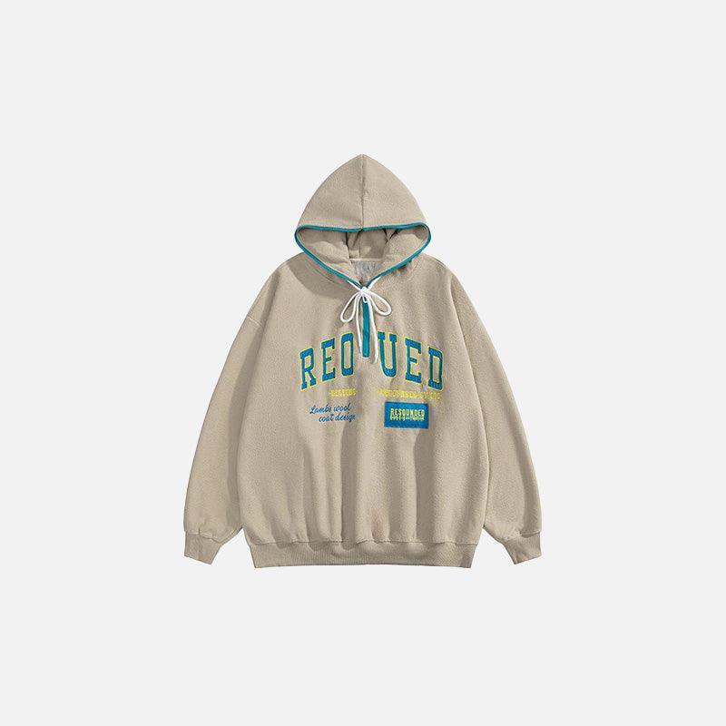 Oversized Loose Zip-up Hoodie