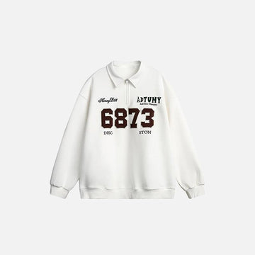 Y2K Loose Sports Sweatshirt