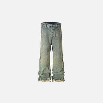 Vintage Yellow Stitching Jeans