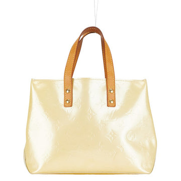 Louis Vuitton Monogram Vernis Reed PM Handbag M91336 Pearl White Patent Leather  Louis Vuitton