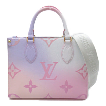 Louis Vuitton On The Gor PM 2w Tote Bag Tote Bag PVC Coated Canvas  Pink M59856