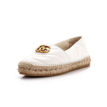 Women's GG Marmont Espadrilles Matelasse Leather