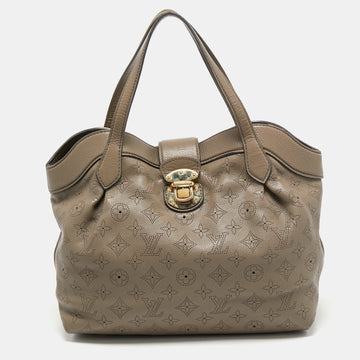 Louis Vuitton Taupe Monogram Mahina Leather Cirrus Pm Bag
