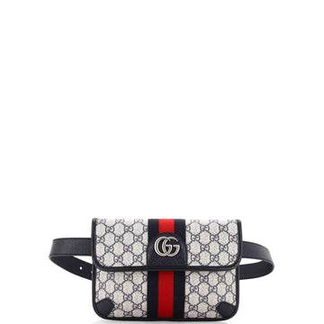 Ophidia Flap Belt Bag GG Coated Canvas
