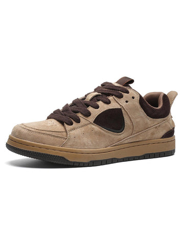 Makersluxe Vintage Skateboard Suede Sneakers
