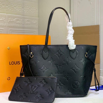 Makersluxe - Neverfull MM Monogram Bag Black