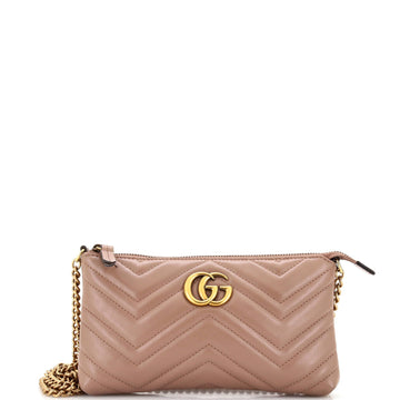 GG Marmont Chain Shoulder Bag Matelasse Leather Mini
