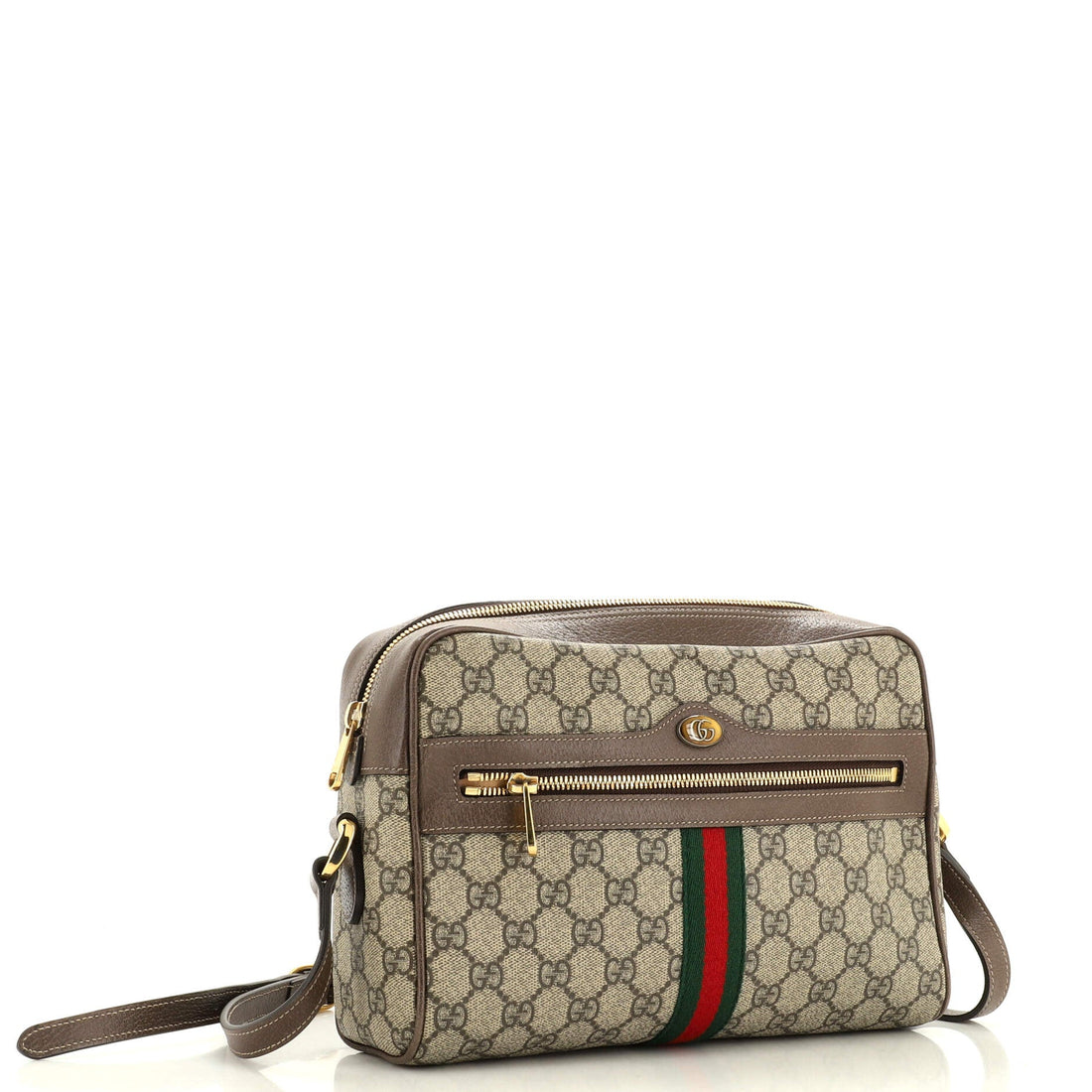 Ophidia Shoulder Bag GG Coated Canvas Small