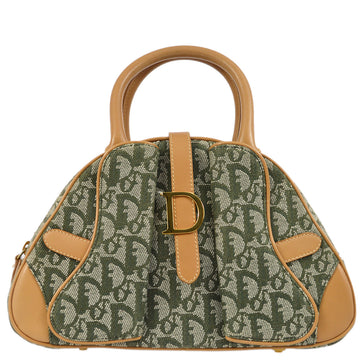 Christian Dior Green Trotter Saddle Handbag