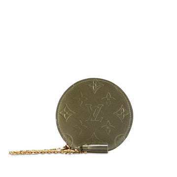 Louis Vuitton Monogram Vernis Portemoney Shapo Coin Case M91415 Grail Deco Light Olive Oil Patent Leather  Louis Vuitton