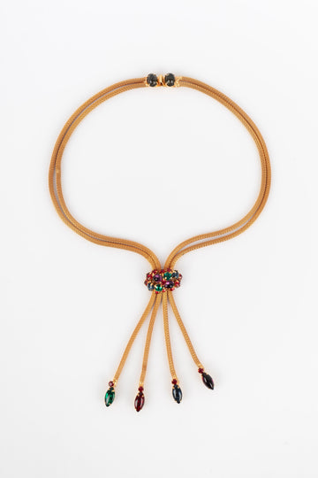 Collier doré Schiaparelli