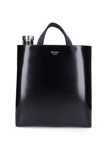Prada Men Tote Bag With Bottle