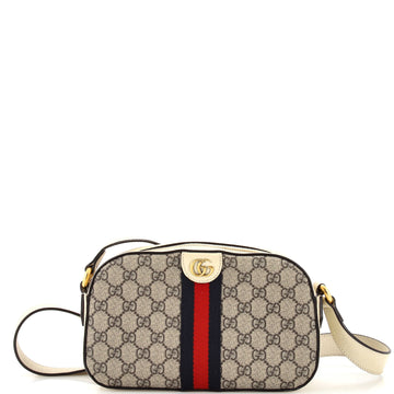 Ophidia Camera Shoulder Bag GG Coated Canvas Small