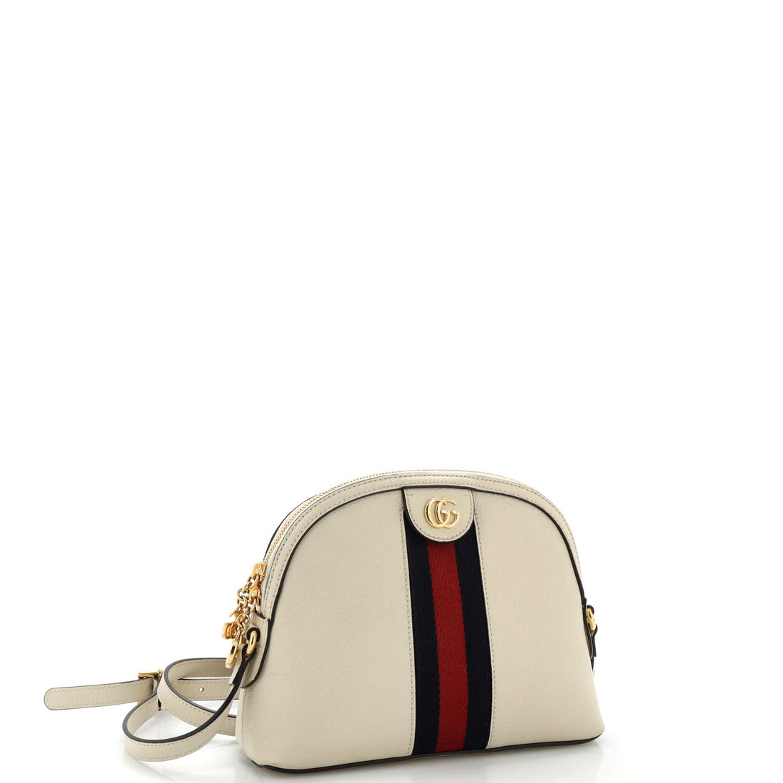 Ophidia Dome Shoulder Bag Leather Small