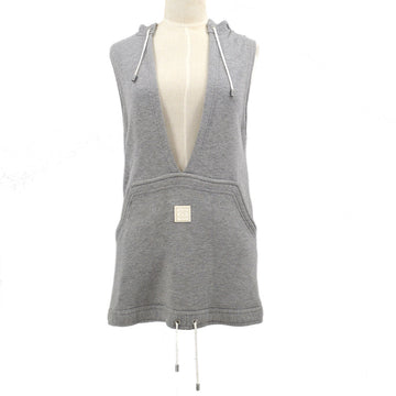 Chanel 2005 Spring logo-patch V-neck hoodie #38