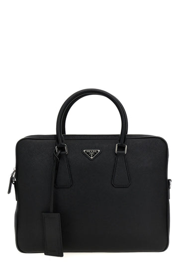Prada Men Saffiano Handbag