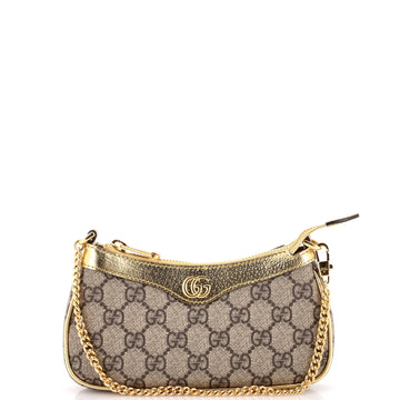 Ophidia Charm Shoulder Bag GG Coated Canvas Mini