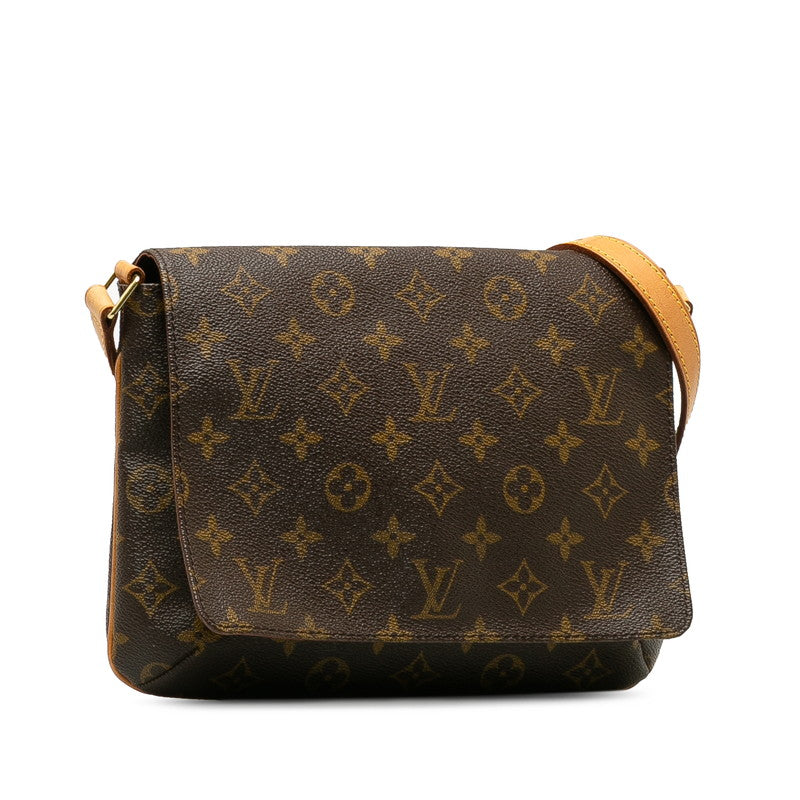 Louis Vuitton Monogram Musette Tango Short Shoulder Bag M51257 Brown