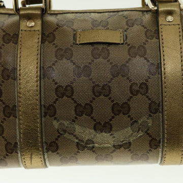 GUCCI GG Crystal Boston Bag Gold 193604 40076