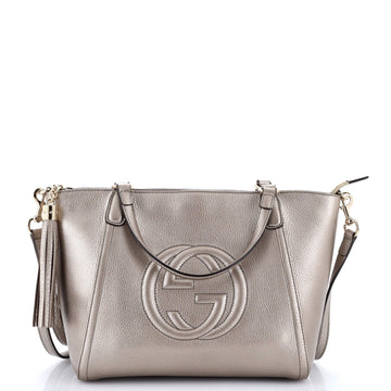 Soho Convertible Top Handle Bag Leather Small