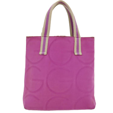 GUCCI Hand Bag Canvas Pink 1406691 40365