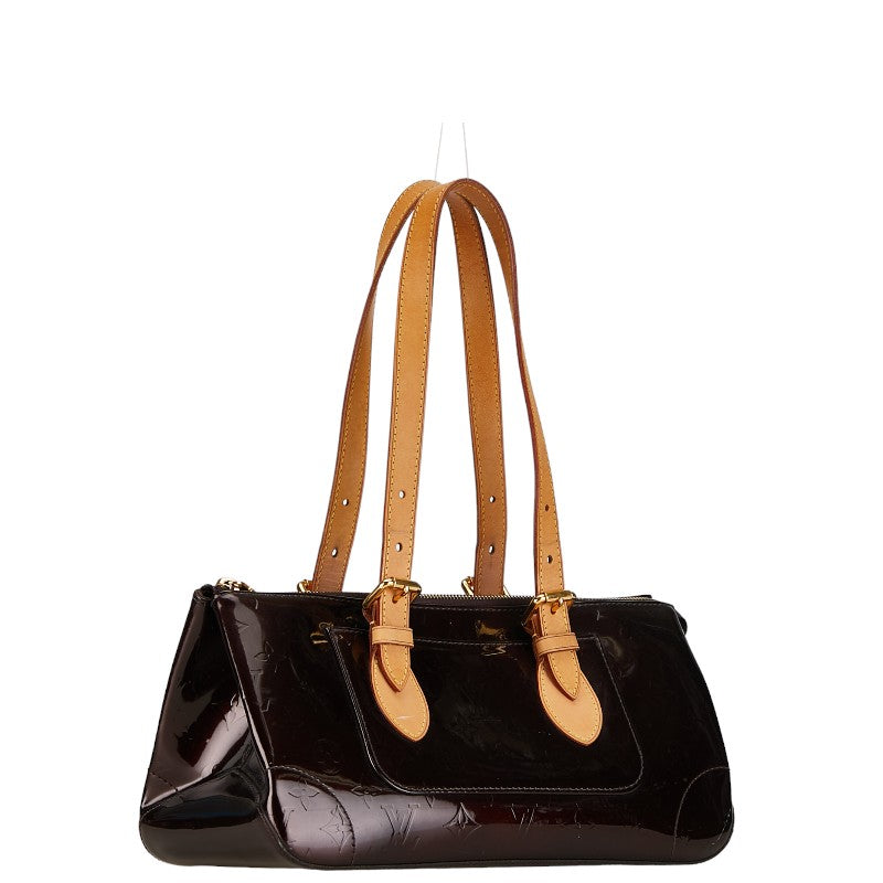 Louis Vuitton Monogram Vernis Rosewood Avenue Handbag Tote Bag M93510 Amarant Pearl Patent Leather  Louis Vuitton