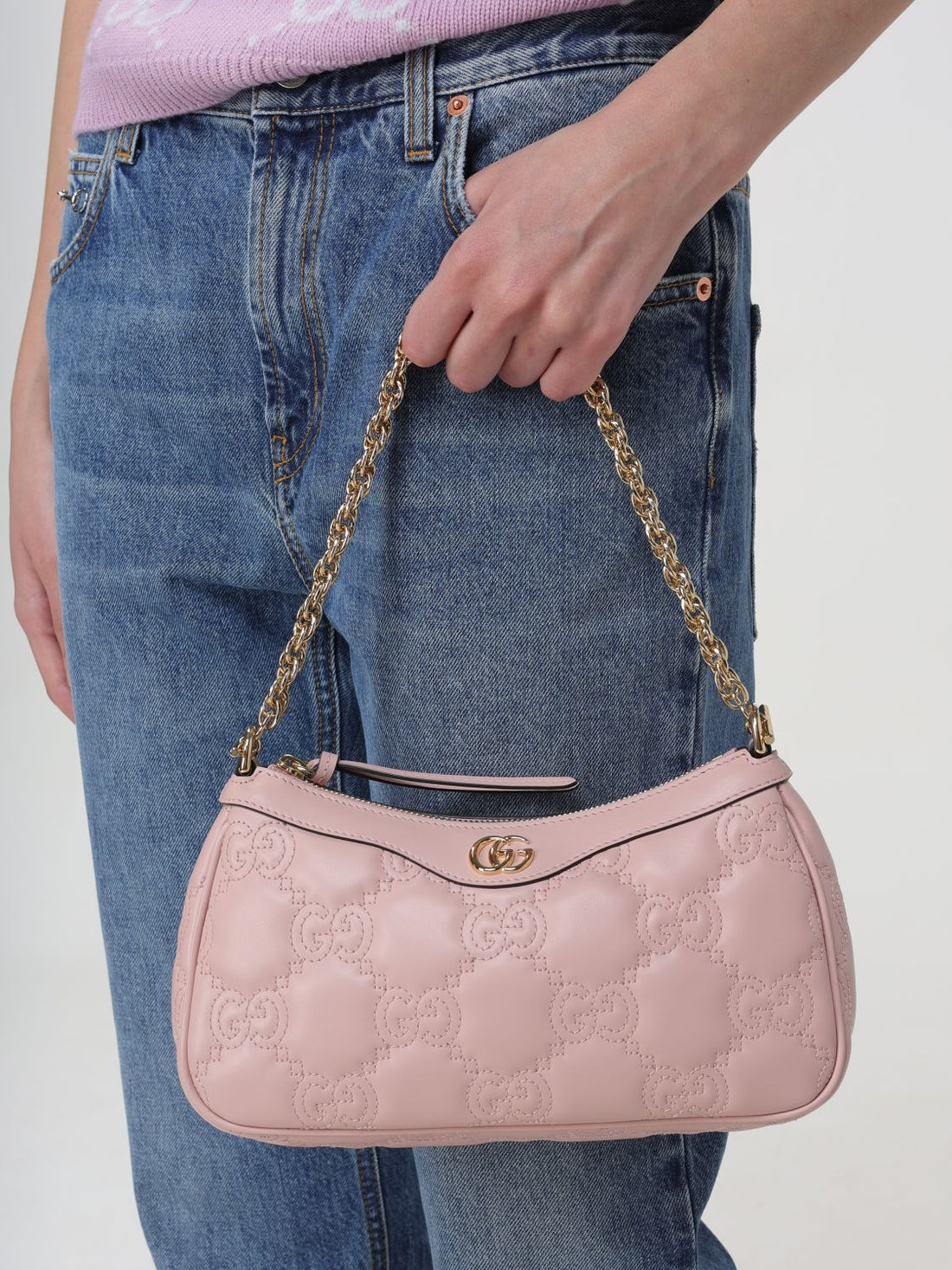 Gucci Shoulder Bag Woman Blush Pink Woman