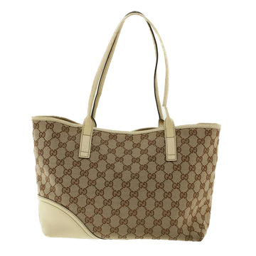 GUCCI GG Canvas Tote Bag Beige 169946 41352