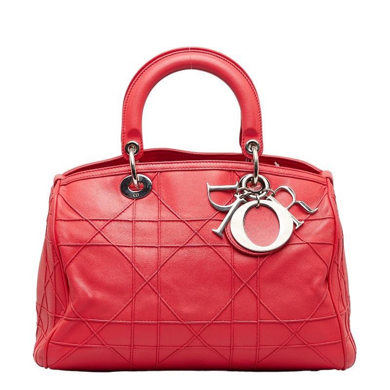 Dior Canariums Granville Silver  Handbags Shoulder Bag 2WAY Pink Leather Ladies Dior