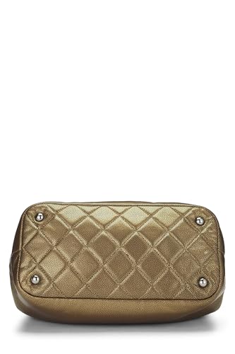 Chanel,  Gold Caviar Timeless 'CC' Soft Shopper Medium, Gold