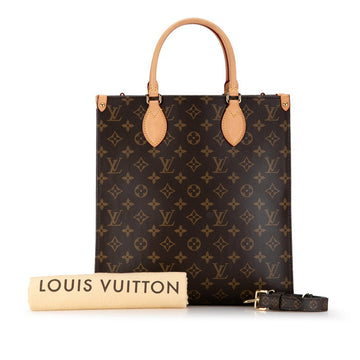 Louis Vuitton Monogram Saucer Pm Handbag 2WAY M45848 Brown PVC Leather  Louis Vuitton