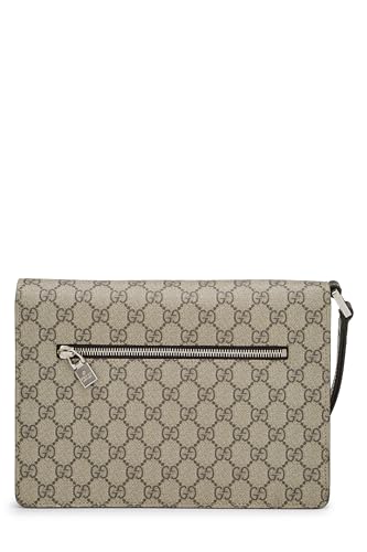 Gucci,  Original GG Supreme Canvas Clutch, Brown