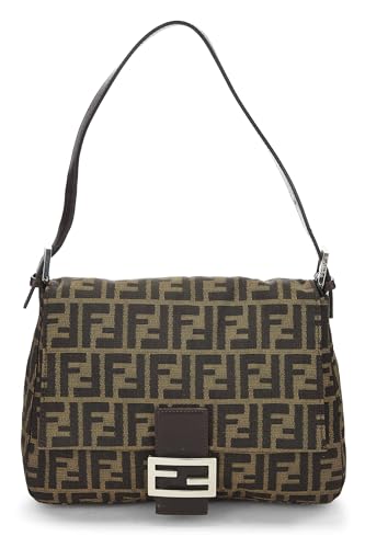 Fendi,  Brown Zucca Canvas Mama, Brown