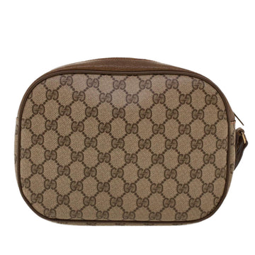 GUCCI GG Canvas Web Sherry Line Clutch Bag Beige Red Green 8901034 42098