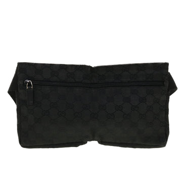 GUCCI GG Canvas Waist bag Black 28566 42100