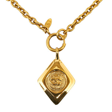 Chanel Vintage Cocomark Diamond Collar Gold  Ladies Chanel