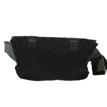 GUCCI GG Canvas Waist bag Black 145851 42185
