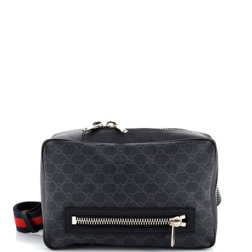 Soft Zip Sling Bag GG Coated Canvas Small