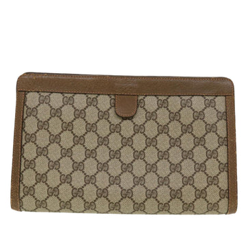 GUCCI GG Canvas Web Sherry Line Clutch Bag Beige Red Green 8901033 42746