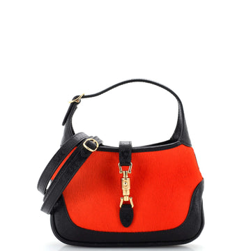Jackie 1961 Hobo Calf Hair with Leather Mini