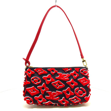Louis Vuitton Pochette Accessoire  Canvas Clutch Bag ()