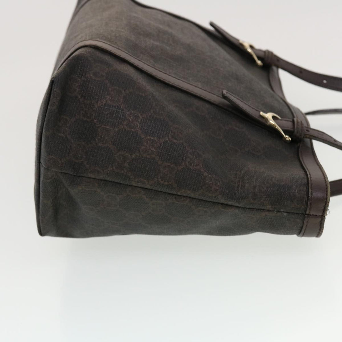 GUCCI GG Canvas Tote Bag Brown 336776 43238