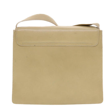 GUCCI Shoulder Bag Leather Beige 43282