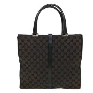 GUCCI GG Canvas Jackie Hand Bag Brown 0021064 43332