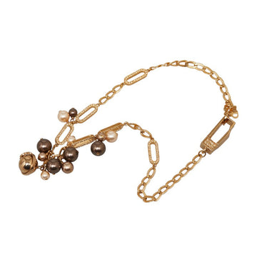 Dior Pearl Chain  Bracelet 2WAY Gold   Dior