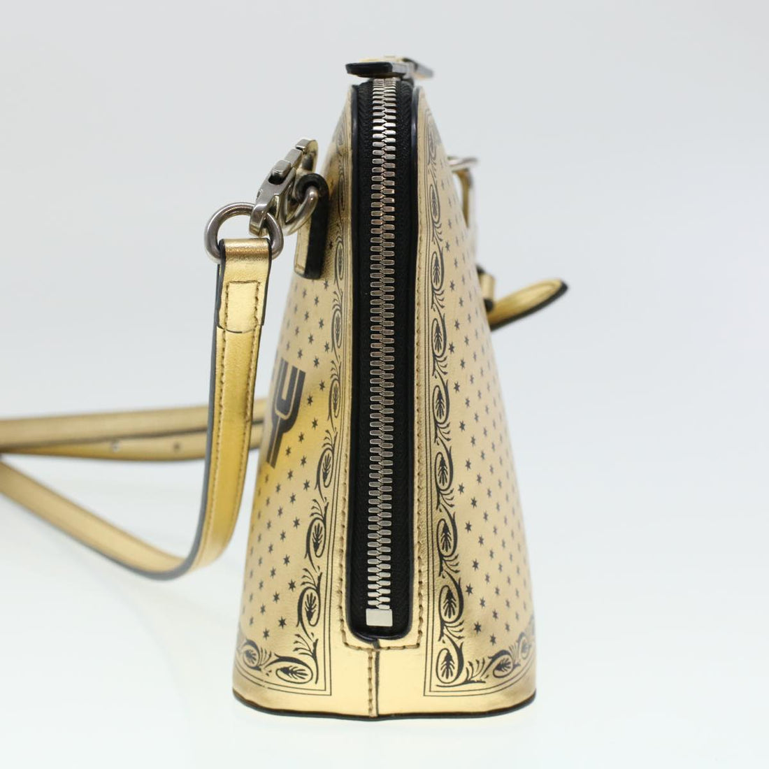 GUCCI Shoulder Bag Leather Gold 511189 43933
