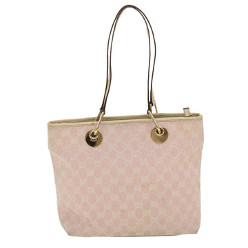 GUCCI GG Canvas Tote Bag Pink 139552 44265