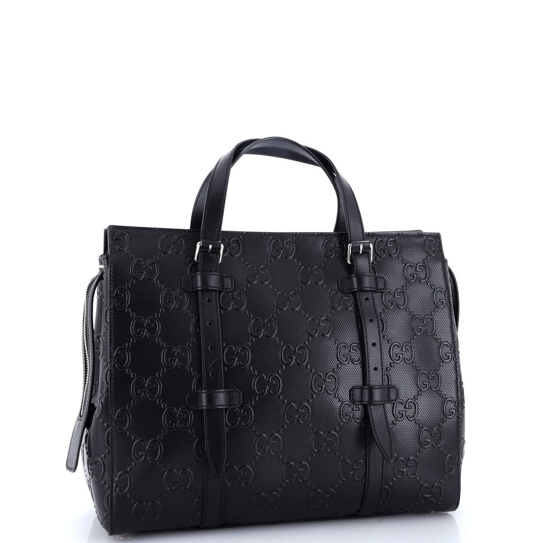 Tote Bag GG Embossed Perforated Leather