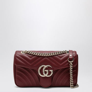 Gucci Gg Marmont Rosso Ancora Small Shoulder Bag Women